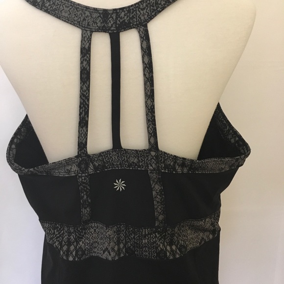yoga top with built in shelf bra